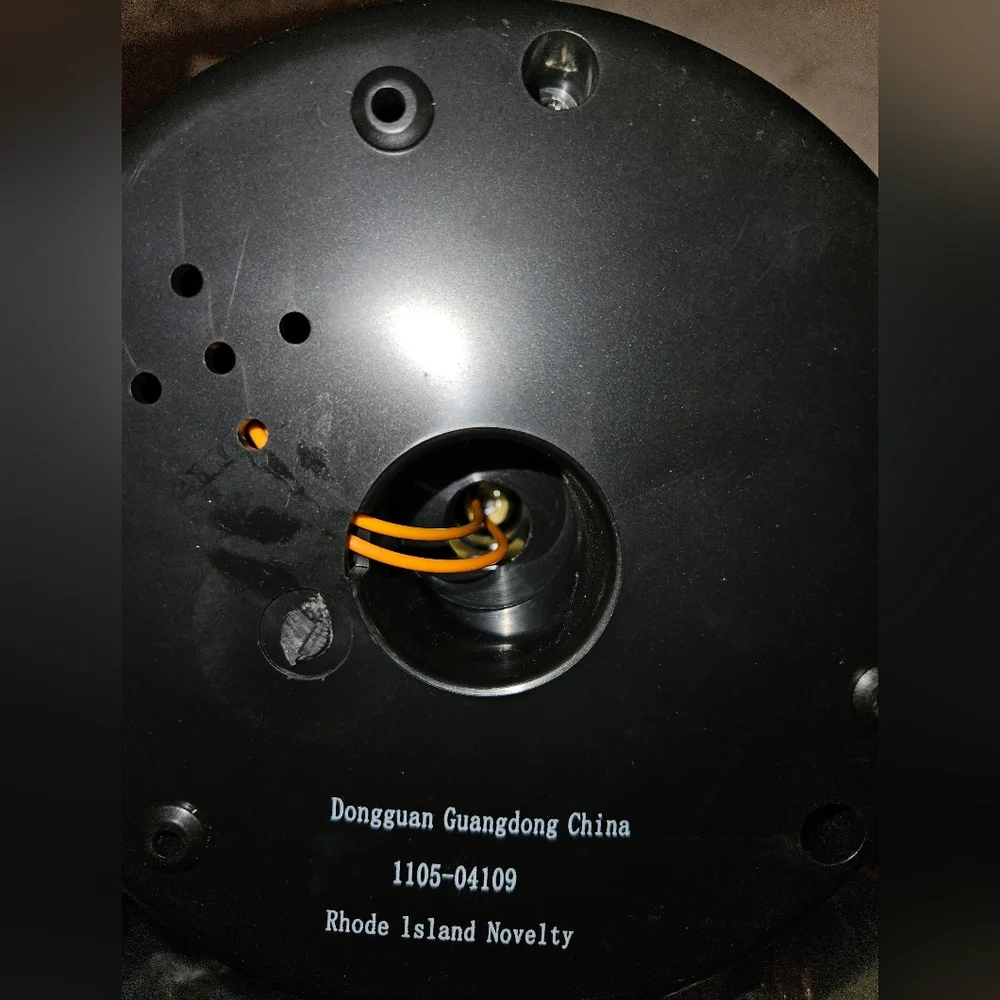 NEW Rotating Disco Ball Light - Black with Multi Colored Lenses. PLUG-IN.